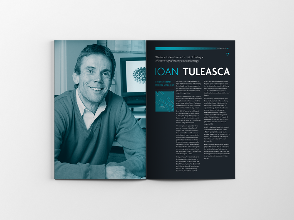 Open Polytechnic Research Report 2012 Internal spread with data visualization